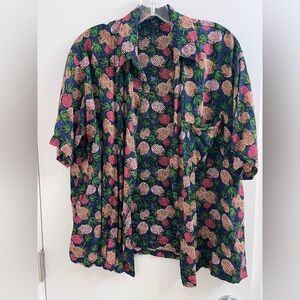 Colorful Pineapple Print Shirt